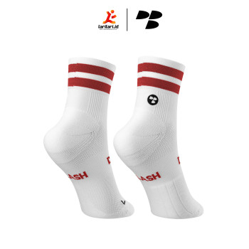 Personal Best Run - Performance Sock - Low Double Slash - Red